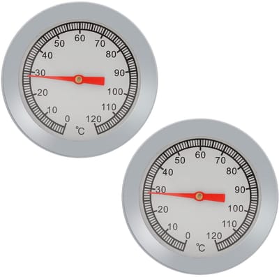 Jhubersproducts - Grill Thermometer - RVS Temperatuurmeter - Perfecte BBQ - Geschikt voor Pizza - Nauwkeurige metingen - Handig in gebruik - Ideaal vo