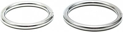 Bondage Play stalen cockring set - 40+45 mm