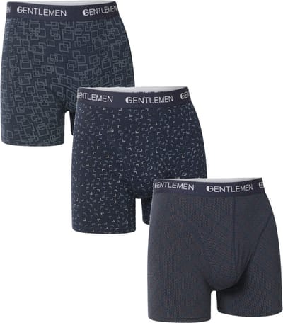 Gentlemen - 3 heren boxershorts 70BB met print - 95% katoen - maat XXL