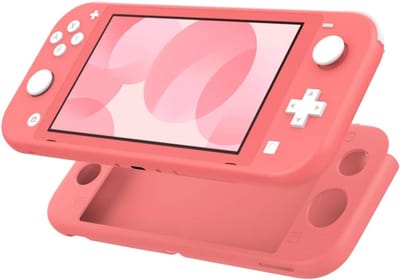 Beschermende Hoes voor Nintendo Switch Lite - Duurzame Silicone Cover, Krasbestendige Accessoires voor Console en Controller, Roze