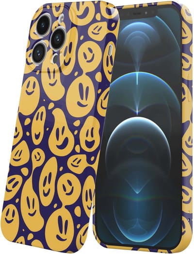 Smartphonica Telefoonhoesje Geschikt voor iPhone 12 Pro met Smiley en Emoji Opdruk - Flexibel Softcase TPU - Backcover Case Smiley and Emoji Design geschikt voor iPhone 12 Pro