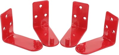 Brandblusser Muurbeugel - Brandblusser Houder - Veilig Opbergen - Eenvoudige Installatie - 7x5.3CM - rood