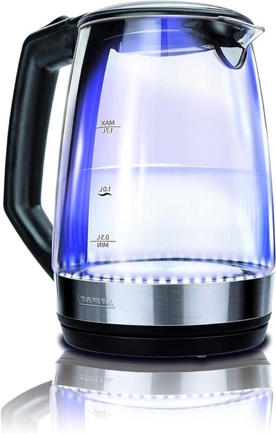 Elektrische Waterkoker - Theepot Glas - Snel Water Koken - BPA-vrij Glas - 17 Liter - Transparant