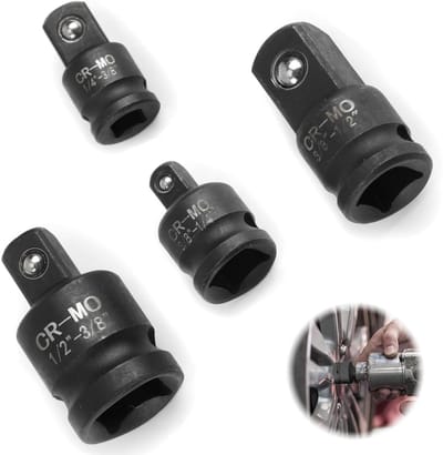 EXCITAT 4 stuks - Converters - Sleuteladapters - Adapterset - Geschikt voor thuis, autoreparatie, kantoor, bouwplaats