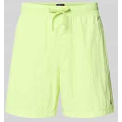 regular fit sportshorts met tunnelkoord
