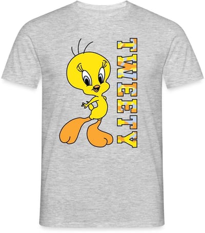 Looney Tunes Tweety Camouflage T-Shirt Heren