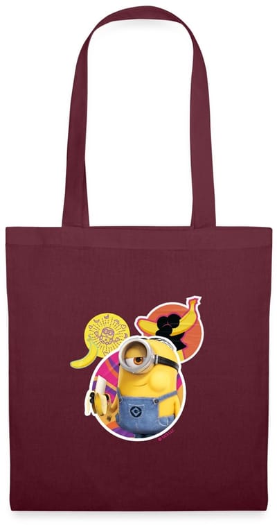Minions Stuart Met Banaan Tas Van Stof Schoudertas