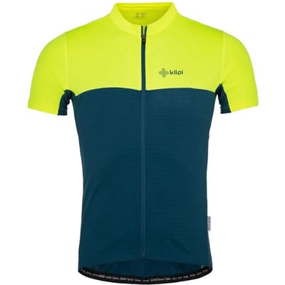 Kilpi Lauben Korte Mouw Wielertrui Blauw XS Man