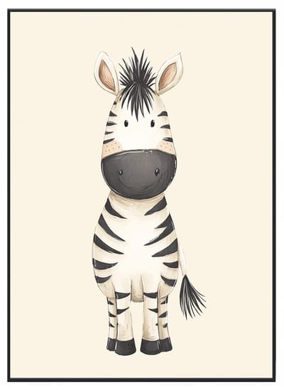 No Filter - Poster voor Baby- en Kinderkamer - A4 (21x30 cm) - 250 grams papier - Kinderkamer decoratie