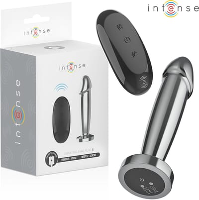 INTENSE - ANALE PLUG MET 10 TRILLINGEN, METALEN DILDO MET AFSTANDSBEDIENING S | VIBRATOR | BUTTPLUG | BUTTPLUG VIBRATOR | SEKSSPEELTJES VOOR MANNEN | SEKSSPEELTJES VOOR VROUWEN | SEKSSPEELTJES VOOR KOPPELS | SEX TOYS | SEKSSPEELTJES