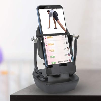 Automatische Telefoon Wiggler Decoratieve Plank voor Thuis, Schud- en Swingfunctie met RVS Frame voor Smartphone en Accessoires