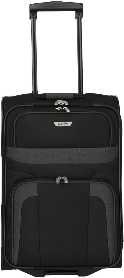 travelite paklite Orlando 2W Trolley Black Zwart 53cm