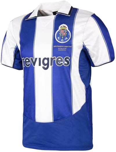 COPA - FC Porto 2004 CL Finale Retro Voetbalshirt - Heren - Blauw - S