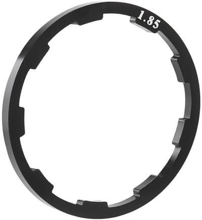 MTTProducts - Spacing Disc voor Flywheel - Spacer Freewheel Hub 1.85mm - Duurzaam en Robuust - Geschikt voor Fietsen - Aluminium - Voor Mountainbikes e..