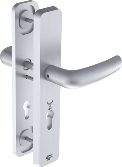 M&C Veiligheidsbeslag PC55 Kruk/Kruk Aluminium F9 – SKG*** – Verstelbaar – Voordeur