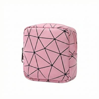 Consumerce® Maandverband Tasje - Roze - Mini Toilettas Dames 0,7L