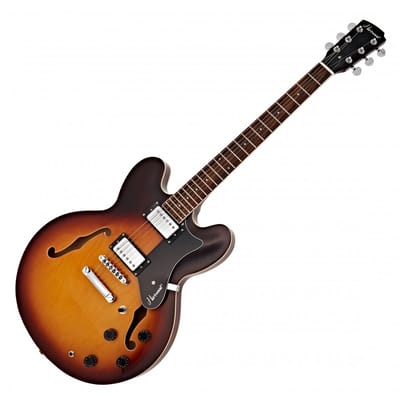 Hartwood Revival Semi-akoestische Gitaar, Sunburst