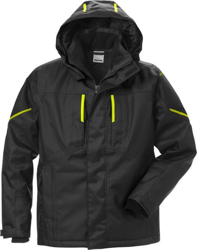 Fristads Airtech® Winterjack 4058 Gtc - Zwart/hi-vis geel - L