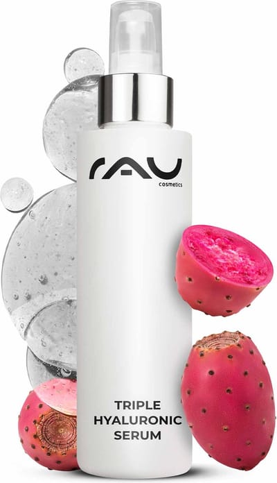 RAU Triple Hyaluronic serum - 100 ml - met panthenol en hyaluron - anti age - verfijnen van rimpeltjes