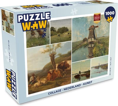 Puzzel Collage - Nederland - Kunst - Legpuzzel - Puzzel 1000 stukjes volwassenen