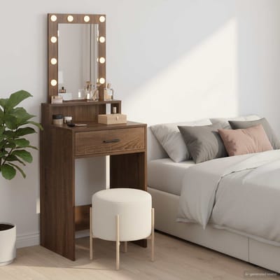 vidaXL - Kaptafel - Bruin - 50 - x - 41 - x - 140 - cm - Bewerkt - hout