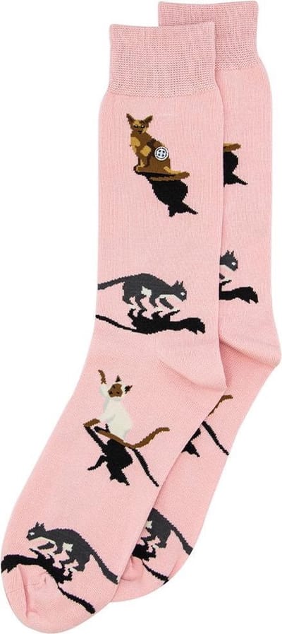 Alfredo Gonzales unisex sokken cats roze