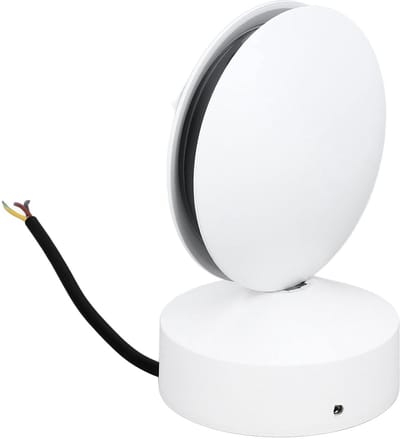 Dailygoody - 10W LED Wandlamp - 360 Graden Verlichting - Zachte Verlichting - Wit Licht - Aluminium - Retro Design - Geschikt voor Binnen