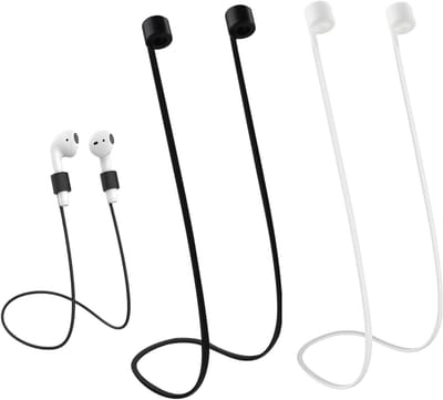 Allecto Plus - Kabels voor Airpods - 2 stuks - Compatibel met AirPods 1 2 3 Pro - 70 cm - Sport en dagelijks gebruik - Zachte riemen