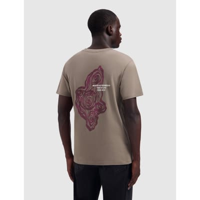 Pure Path T-shirt Tree Trunk T Shirt 26030101 Taupe Mannen Maat - S