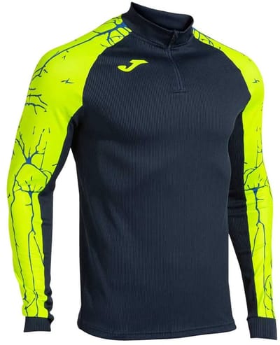 Joma Elite Ix Sweatshirt Met Halve Rits Blauw 9-10 Years Jongen
