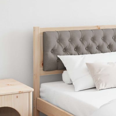 vidaXL - Hoofdbord - Anders - Bruin - en - taupe - 200 - cm - Massief - grenenhout