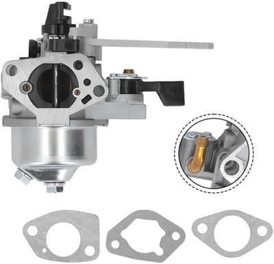 Carburateur Reparatiekit - Onderhoudsset Motor - Grasmaaier Onderhoud - Verbeterd Motorvermogen - 4 Delen - Zilver