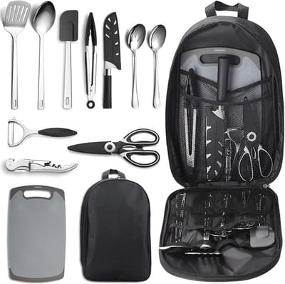 Draagbare Camping Kookset voor Reizen en Picknicks
