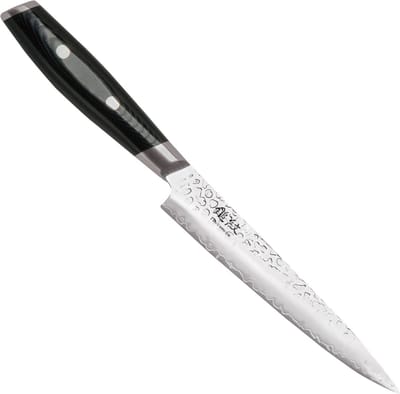 Yaxell Tsuchimon Vleesmes 15 cm – VG10 Staal – Gehamerd Lemmet – Micarta Heft