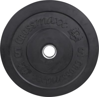 Crossmaxx Bumper Plates - 50mm - per stuk - 5 kilo - Zwart