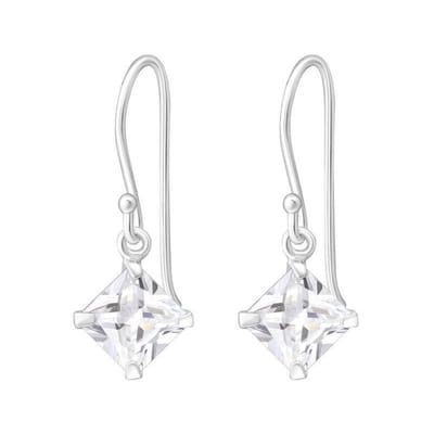 Aramat Jewels - Oorhangers - Zilveren oorbellen met zirkonia -kinderen