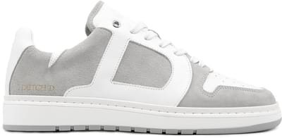 Dutch'D ® Sneaker - Wit Grijs - Sportief - Leer - Stijl Rune - Maat 41