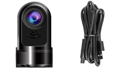 Mini ADAS Ingebouwde Camera 1080P HD – 360° Draaibaar – Voorcamera met Rijassistent – 24-uurs Parkeermodus – Bewegingsbewaking – Nachtzicht – Loopopname