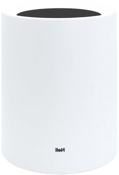 12 l mat wit prullenbak, veelzijdig voor badkamer, keuken en kantoor, robuust kunststof, elegante design