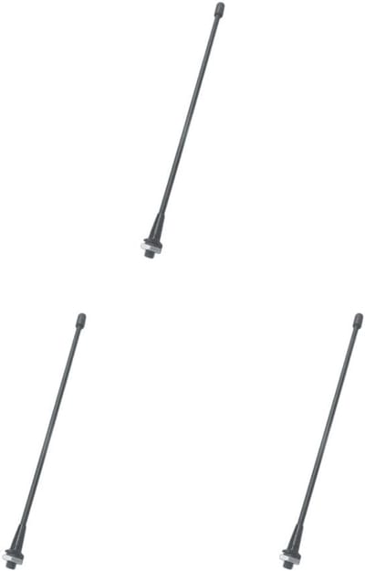 Antenne Montage Base - RC Onderdelen - Model Vliegtuig - Set van 3 stuks - N.v.t. - Zilver en Zwart