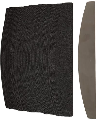 Dailygoods- Nagelvijlen 100 Stuks - Halve Maan Vorm - Herbruikbaar Roestvrij Staal - Veilig en Betrouwbaar - Lichtgewicht en Eenvoudig te Gebruiken - Nagelvijl