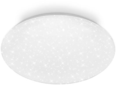 BRILONER Lumenia - Dimbaar Plafondlamp - 4000K neutraal wit licht - plafonniere met sterrenhemel - Ø38cm