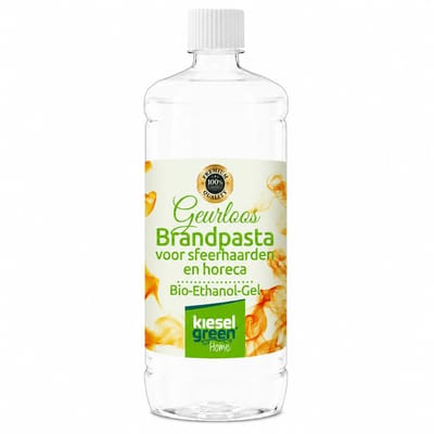 Kieselgreen Bioethanol gel Chafing dish Brandpasta voor horeca - roet en geurloos professioneel 1 liter ethanolgel