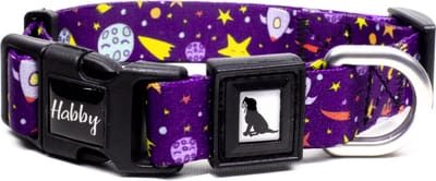 Luxe Halsband voor Honden-Verstelbaar 32 Cm-43 Cm x 2 Cm-Galaxy
