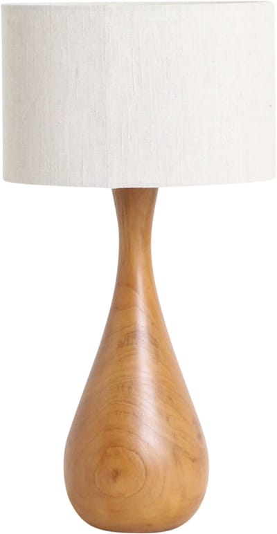 Raw Materials Aspen tafellamp Bottle - Teakhout - 27x27x52 cm