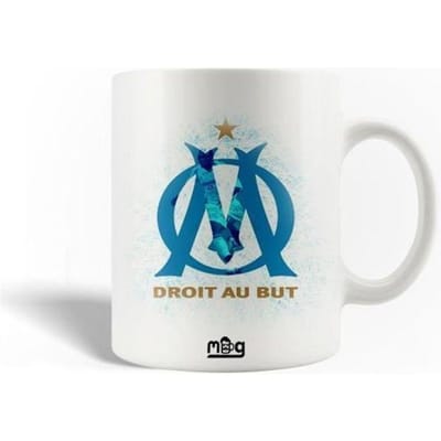 Mug en Céramique Olympique de Marseille Club de football Logo Bleu