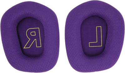Comfortabele Vervangende Mesh Oorkussens voor Draadloze Hoofdtelefoons, Earcups voor Geluid en Comfort, Onderdeel voor Hoofdtelefoonherstel (PAARS)