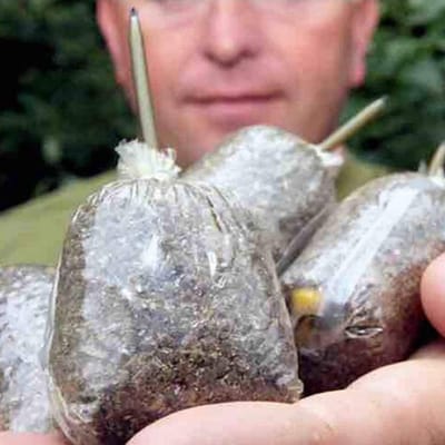 50 Stuks Wateroplosbare PVA Zakken voor Karpervissen, Ideaal voor Boilies en Vast Aas