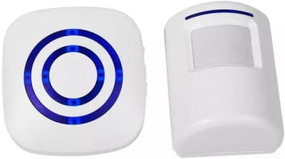Draadloos Bewegingsalarm voor Oprit en Ingang - Met Plug-in Ontvanger en PIR Sensor