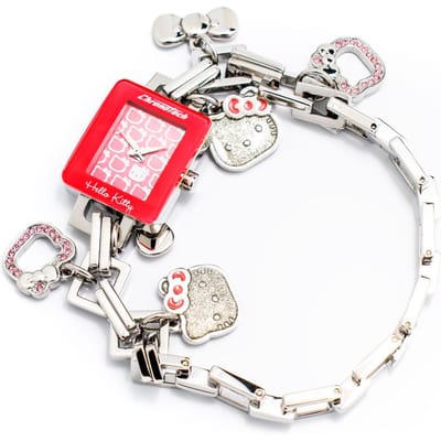 Zegarek CHRONOTECH CT6323L-12M. Kwarcowy, Kolor czerwony. Kobieta.